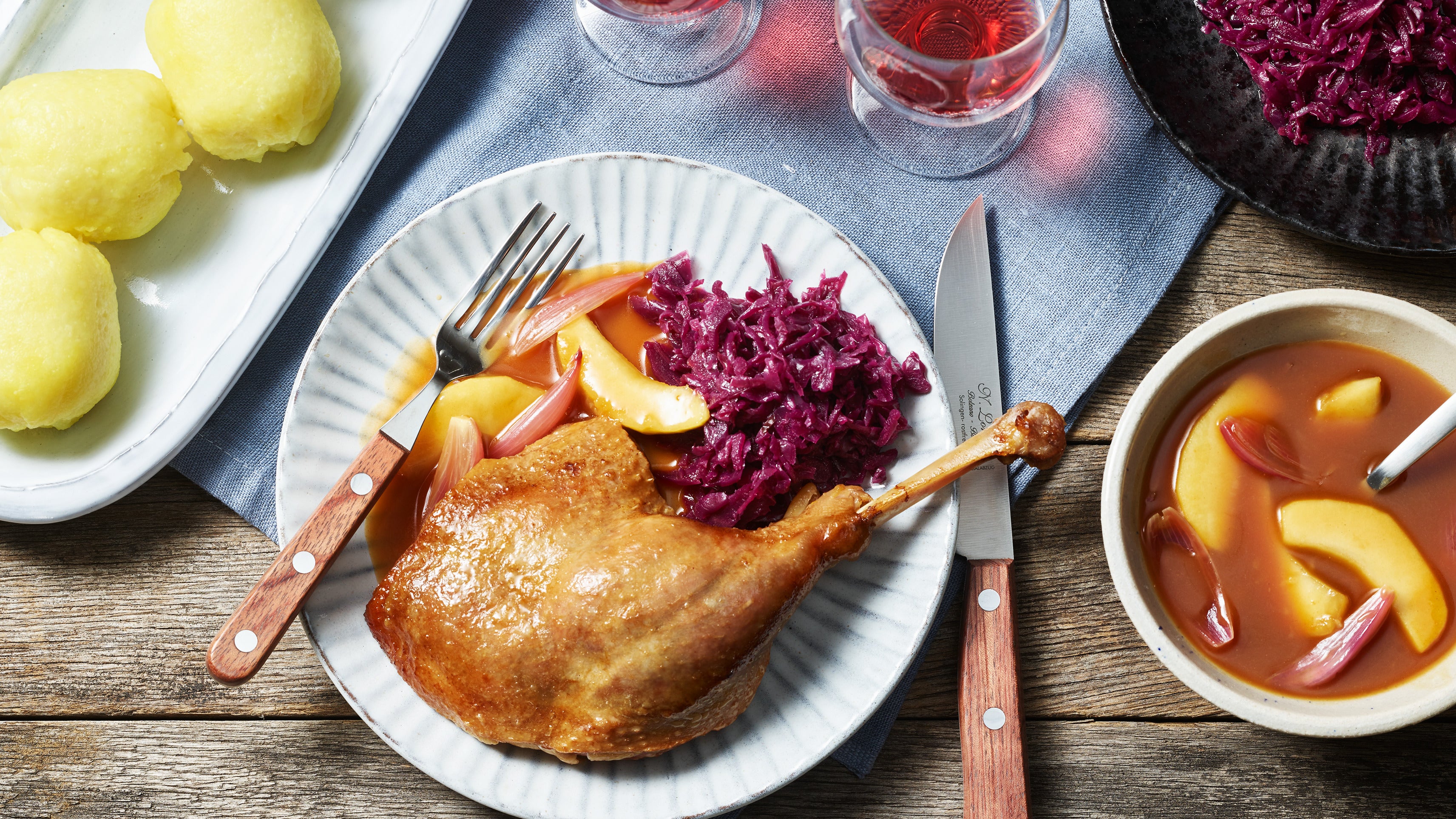 Gänsekeulen aus dem Bratschlauch-image