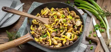 Spätzlepfanne mit Hack