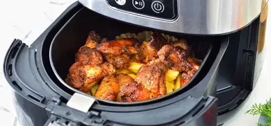Schnelles Weihnachtsessen aus dem Airfryer