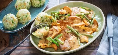 Jäger Sahne Schnitzel Rezeptbild