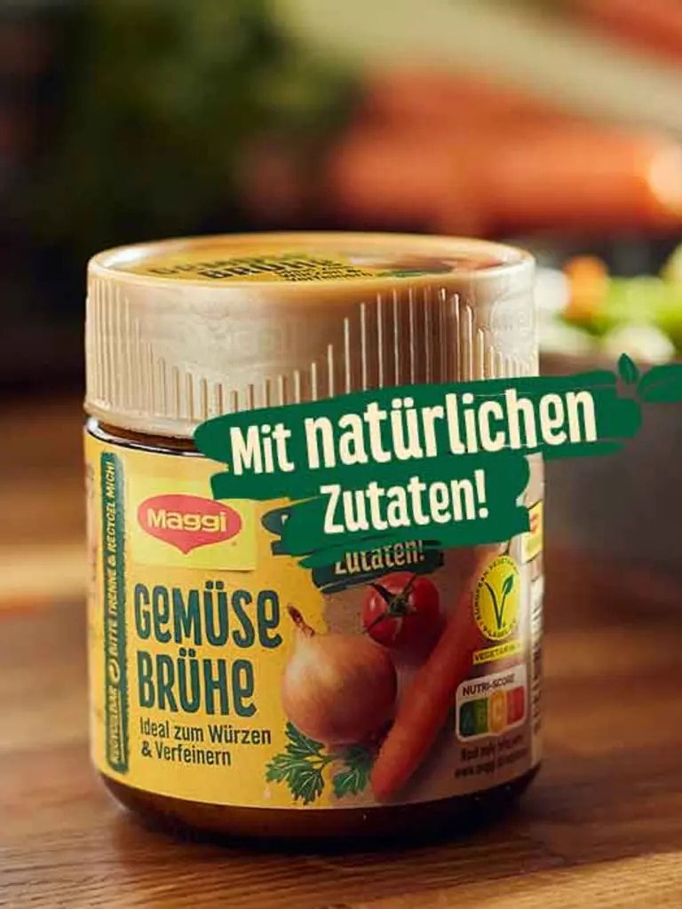 Maggi Gemüse Brühe mit natürlichen Zutaten
