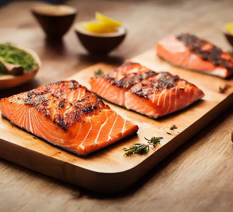 Lachs würzen