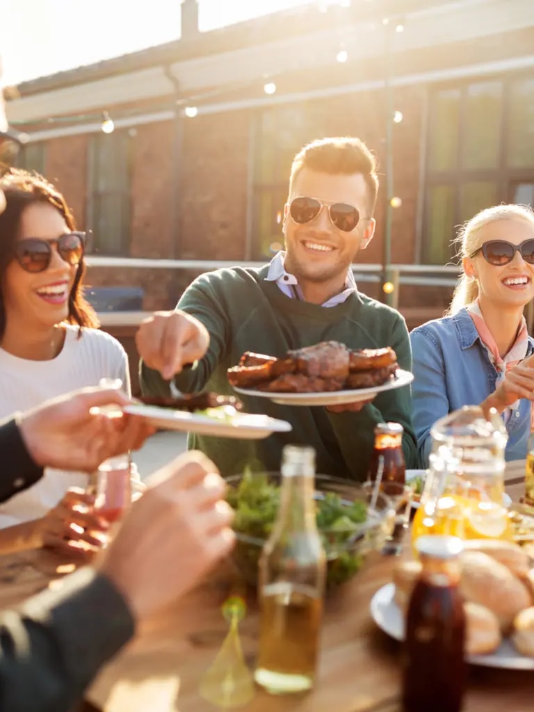 Abendessen Sommer