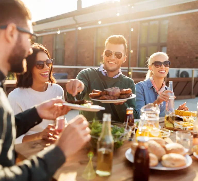 Abendessen Sommer