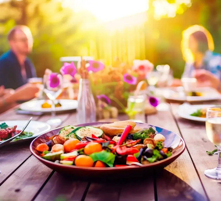 Leichte vegetarische Gerichte 