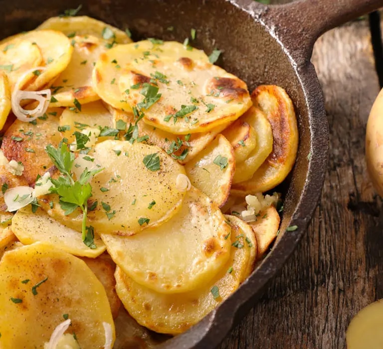 Bratkartoffeln vorkochen