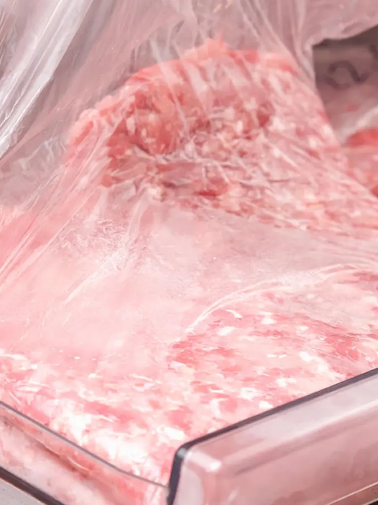 Hackfleisch einfrieren – gefrorenes Hackfleisch im Tiefkühlfach