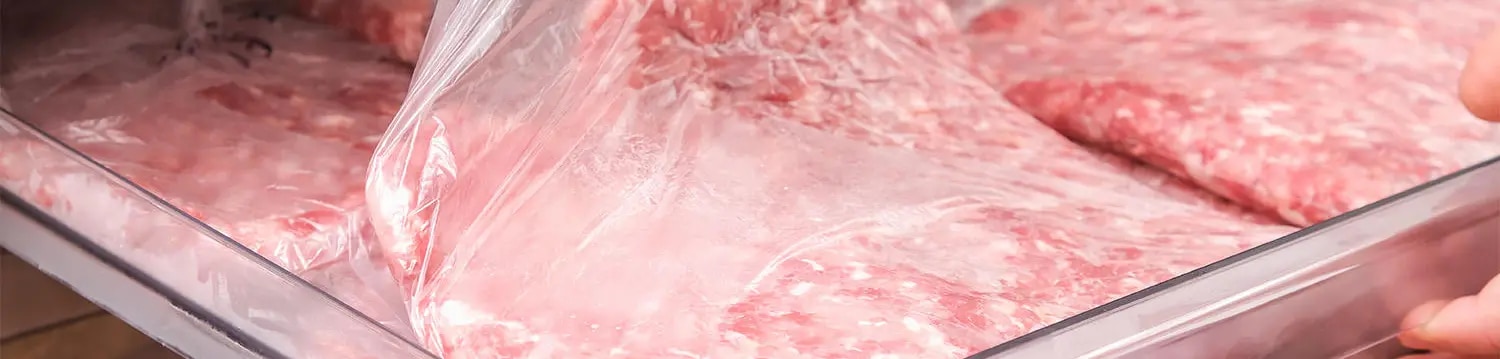 Hackfleisch einfrieren – gefrorenes Hackfleisch im Tiefkühlfach