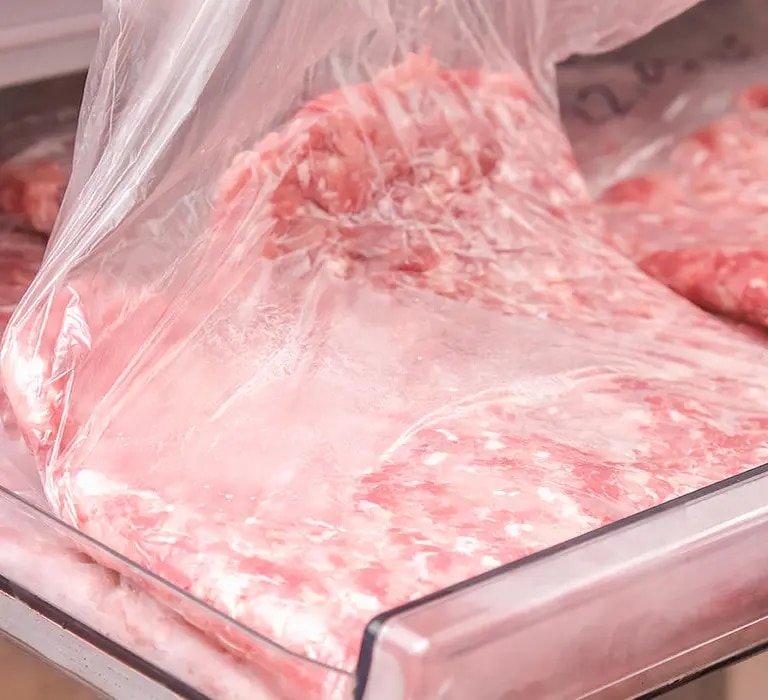 Hackfleisch einfrieren – gefrorenes Hackfleisch im Tiefkühlfach