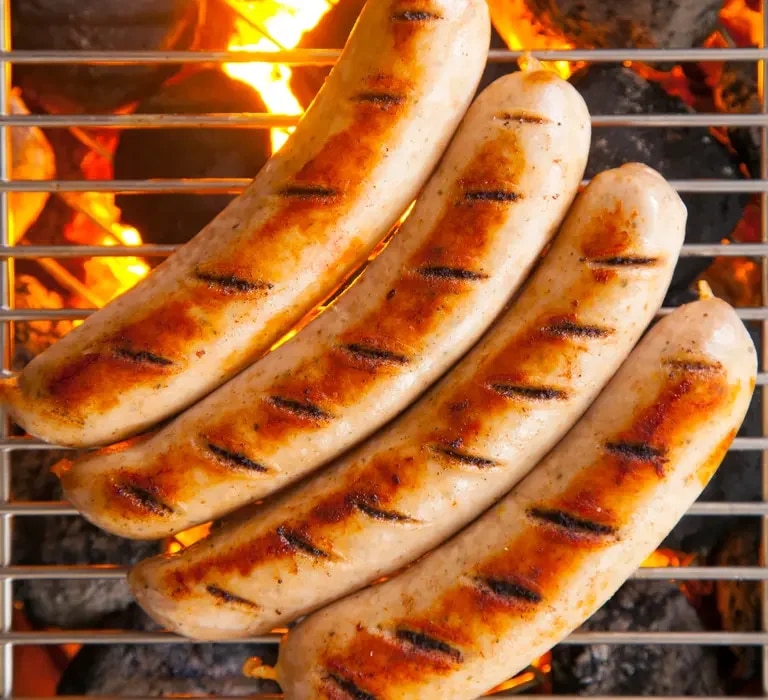 Bratwurst auf dem Grill