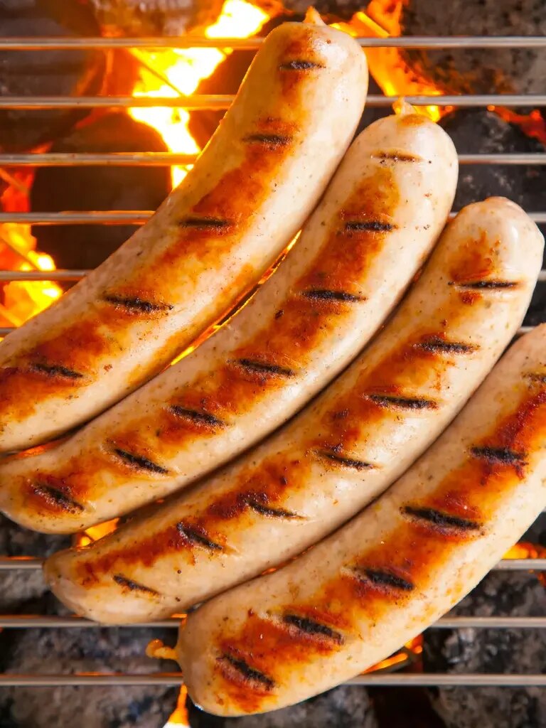 Bratwurst auf dem Grill