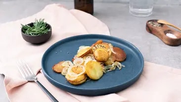 Bratkartoffeln aus rohen Kartoffeln