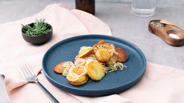 Bratkartoffeln aus rohen Kartoffeln