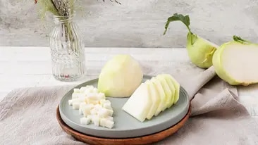 Kohlrabi vorbereiten