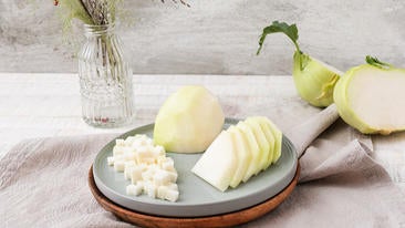 Kohlrabi vorbereiten