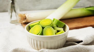 Lauch schneiden und vorbereiten