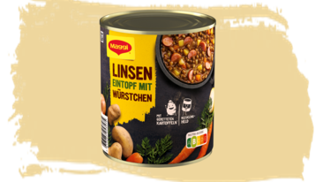 Linsen Eintopf mit Würstchen