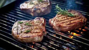 Steak braten