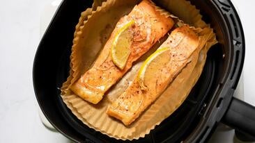 Backpapier für die Heißluftfritteuse