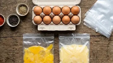 Eier einfrieren