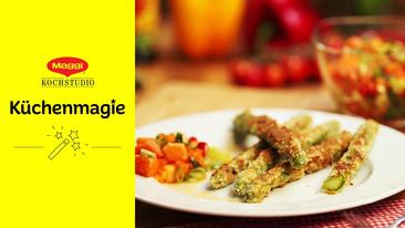 Panierte Spargel-Sticks