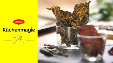 Geröstete Gemüse-Chips