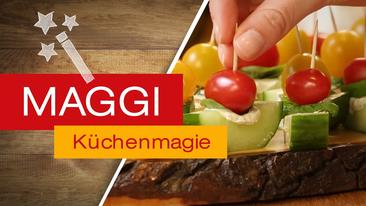 Gurken-Frischkäse-Spieße