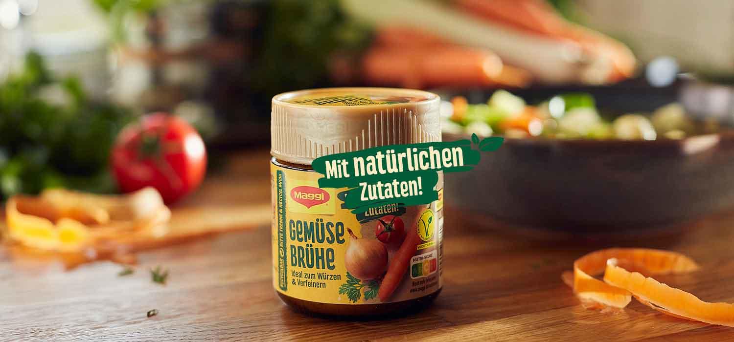 Maggi Gemüse Brühe mit natürlichen Zutaten