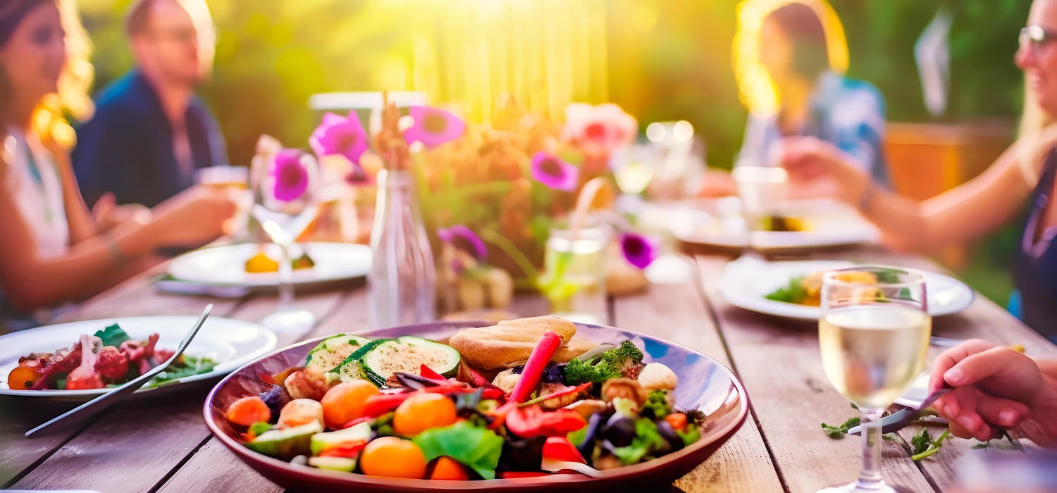 Leichte vegetarische Gerichte