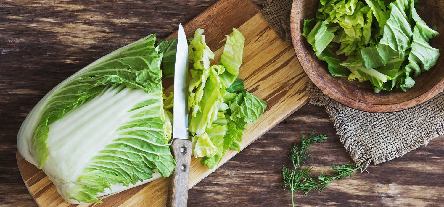 Chinakohl zubereiten