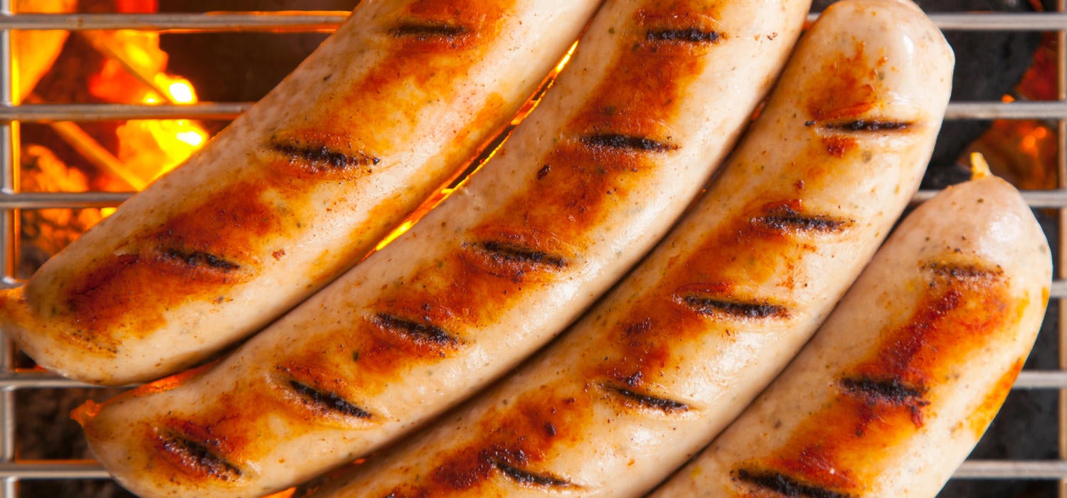 Bratwurst auf dem Grill