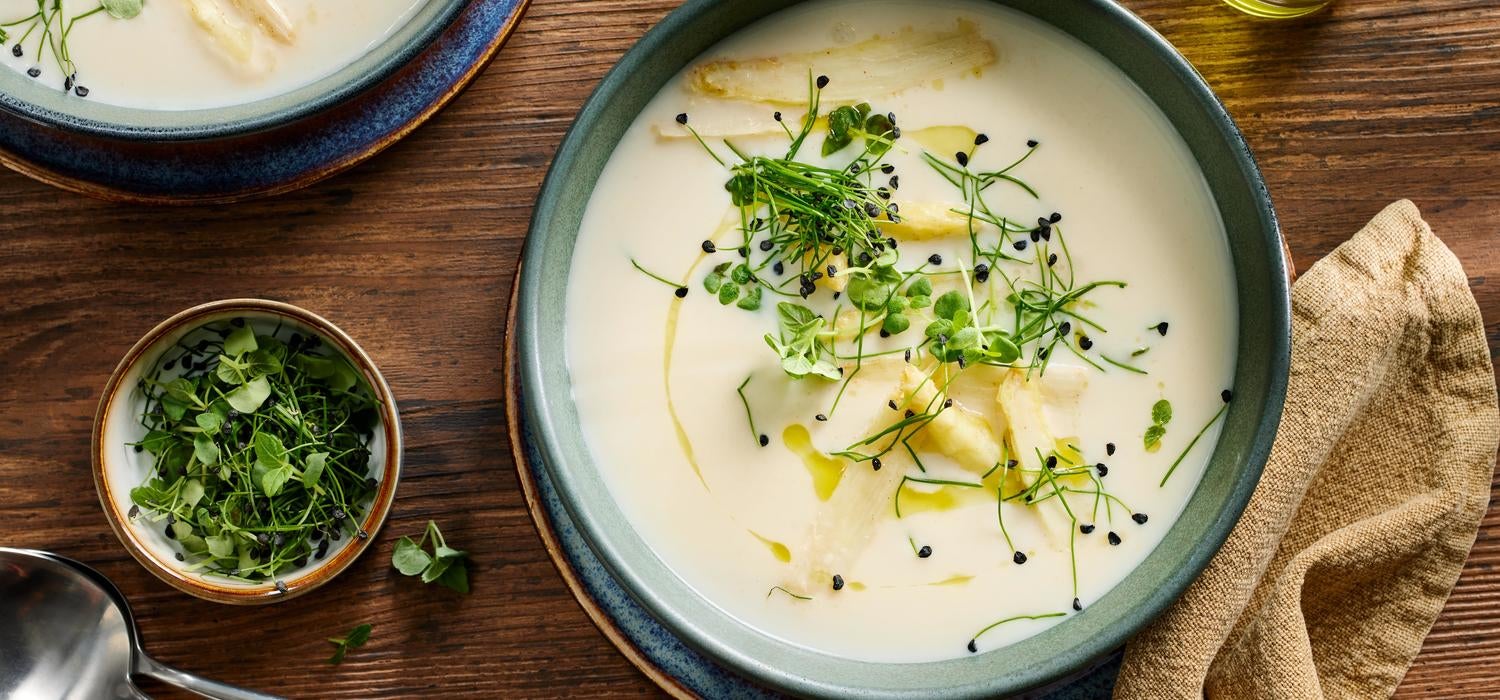 Spargelcremesuppe
