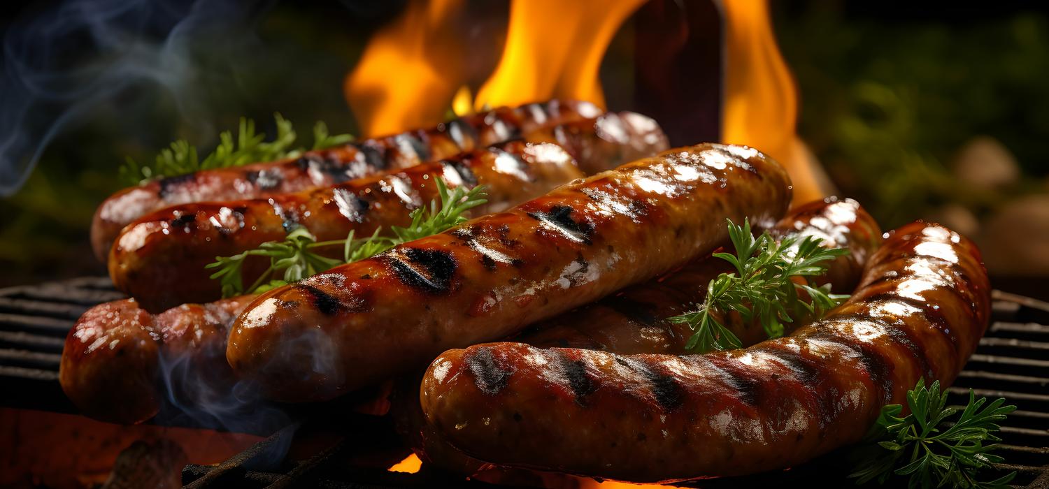 Bratwurst auf dem Grill