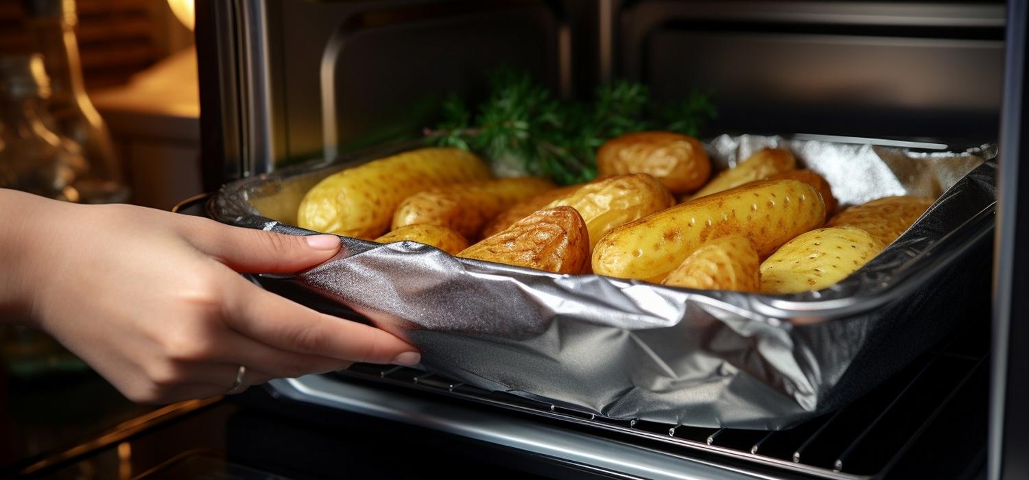 Kartoffel in der Mikrowelle