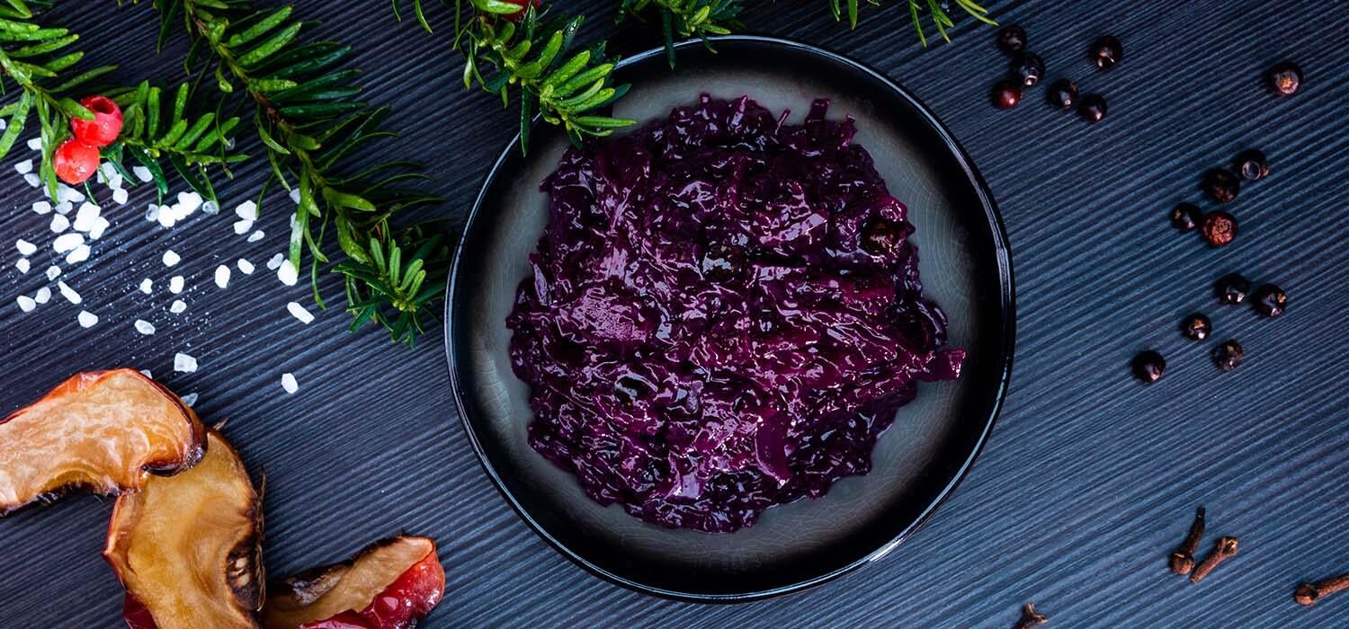 Bild von Rotkohl garniert