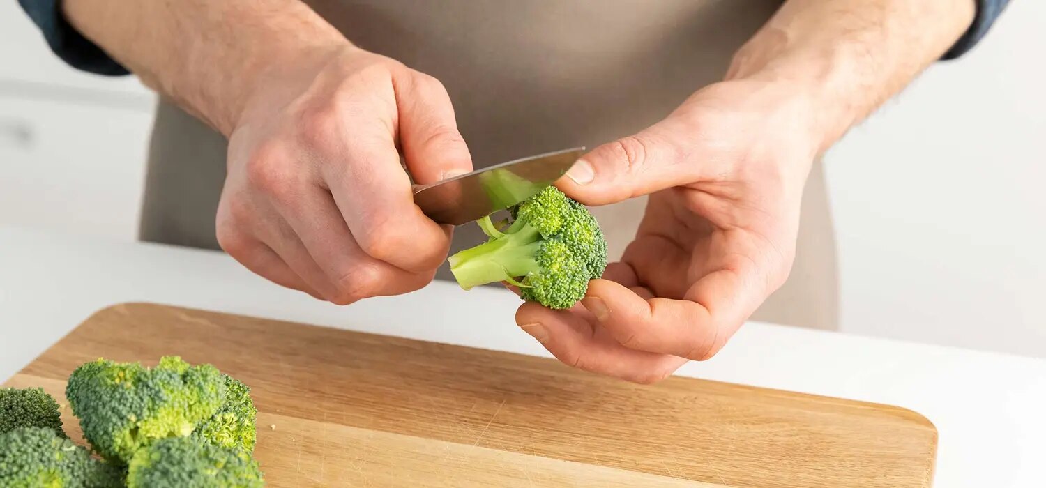 Maggi Brokkoli putzen