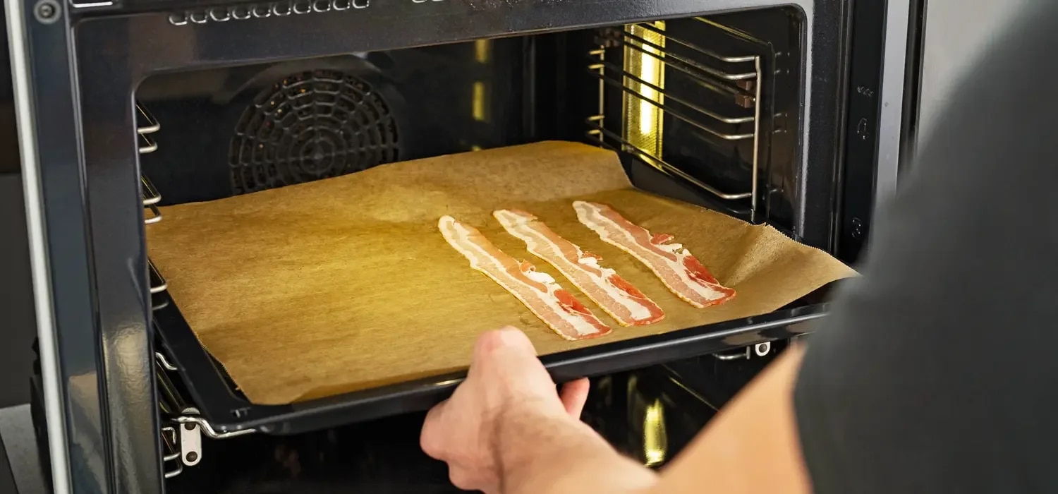 Step-Bild-Bacon-Mikrowelle