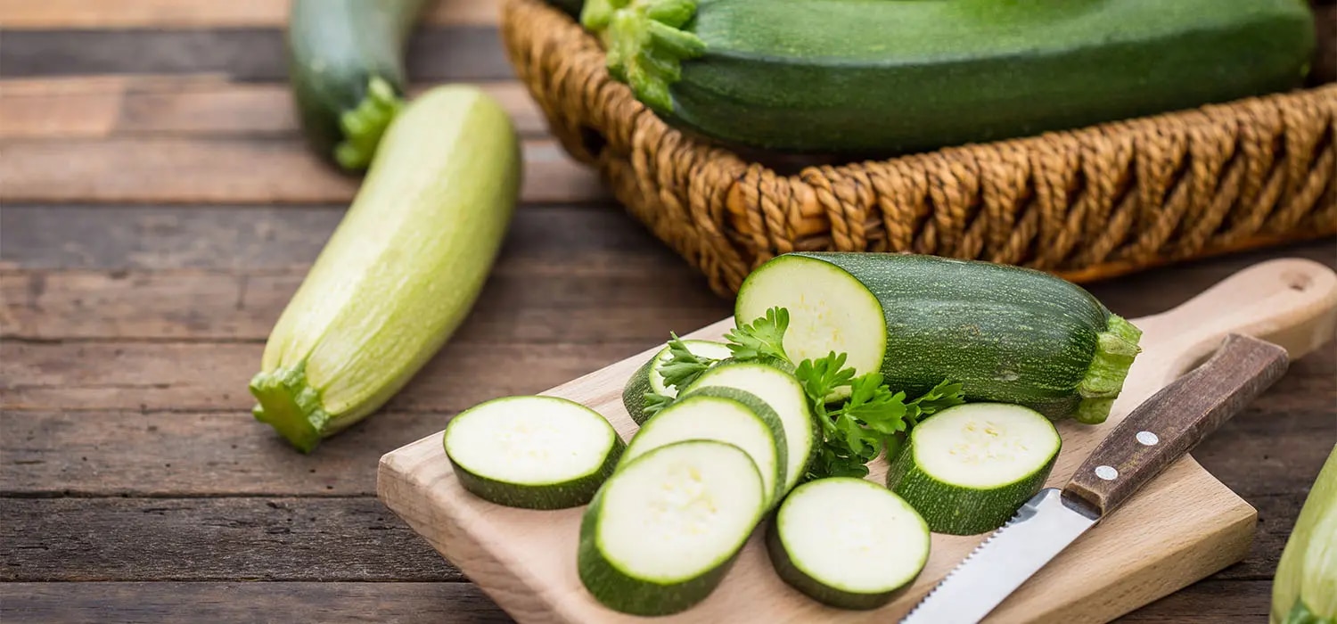 Zucchini vorbereiten