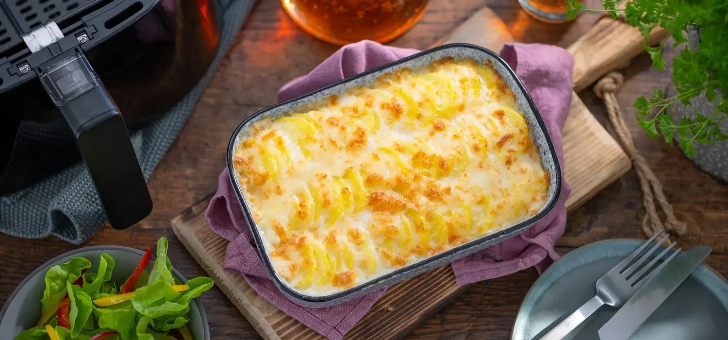Kartoffelgratin aus dem Airfryer