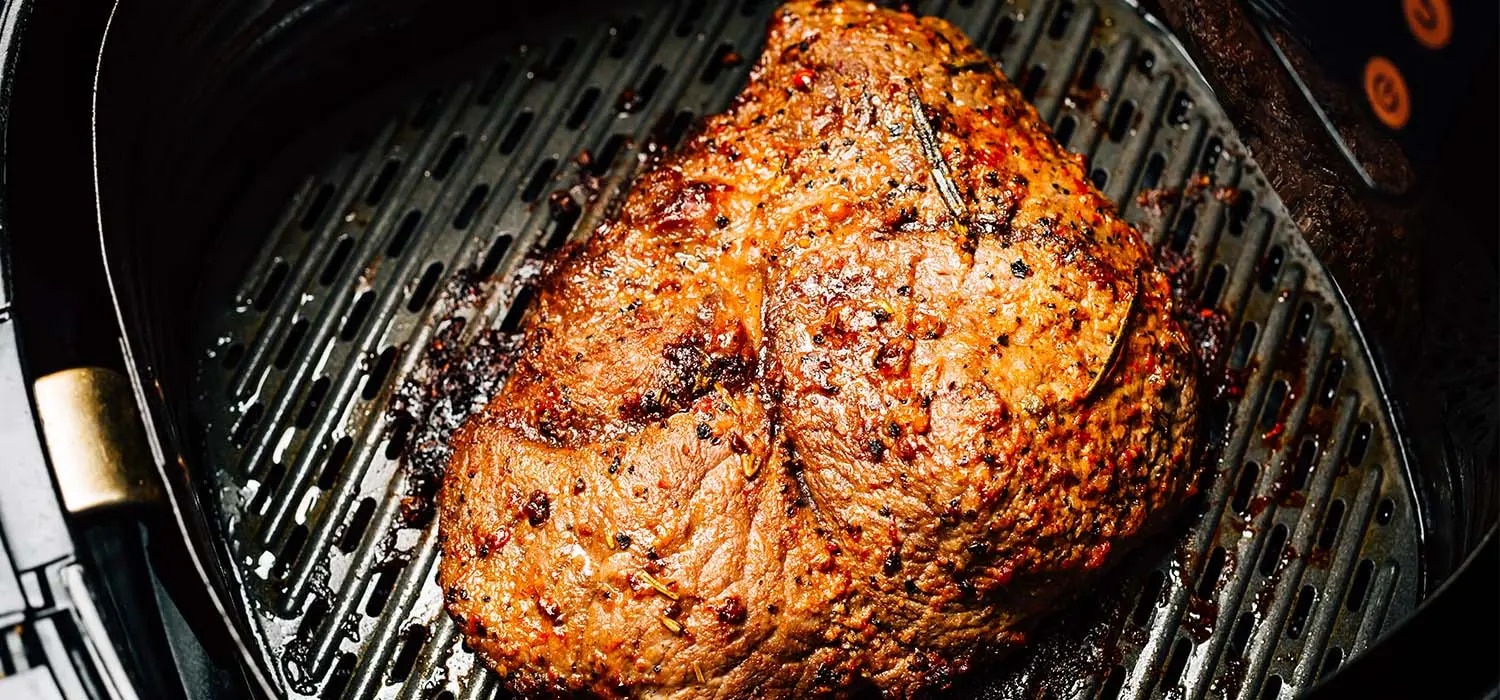 Saftig gegartes Steak im Airfryer