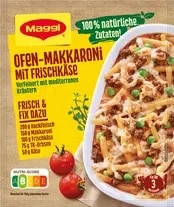 MAGGI Fix für Ofen-Makkaroni mit Frischkäse