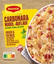 MAGGI Fix für Carbonara Nudel-Auflauf