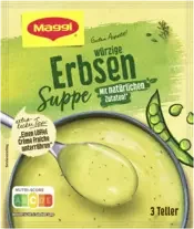 MAGGI Guten Appetit Erbsen Suppe mit Speck