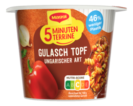 MAGGI 5 Minuten Terrine Gulasch-Topf