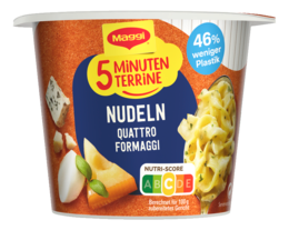 MAGGI 5 Minuten Terrine Nudeln Quattro Formaggi