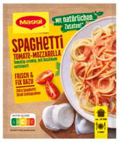 Maggi Fix für Spaghetti Tomate-Mozzarella