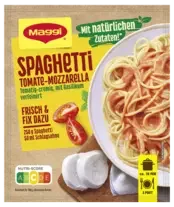 Maggi Fix für Spaghetti Tomate-Mozzarella
