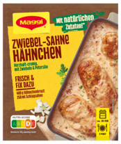 MAGGI Fix für Zwiebel-Sahne Hähnchen