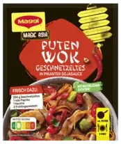 MAGGI Magic Asia Fix für Puten Wok Geschnetzeltes