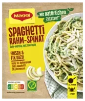 MAGGI Fix für Spaghetti Rahm-Spinat